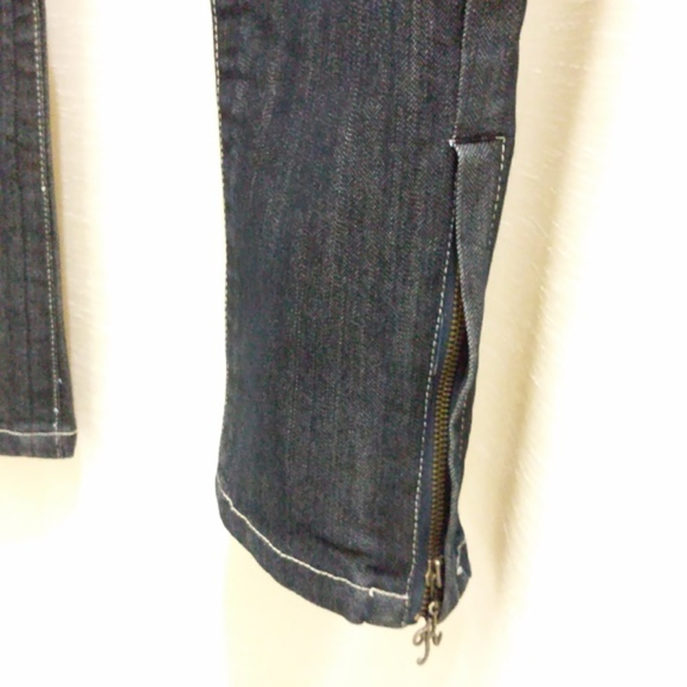 High-Waisted Razor Dark Wash Jeans - Skinny or Boot Cut - NWT - Sz 28 - Picture 4 of 9